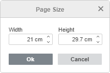 自定义页面尺寸